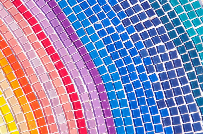 Mosaic Tile Floor Installation